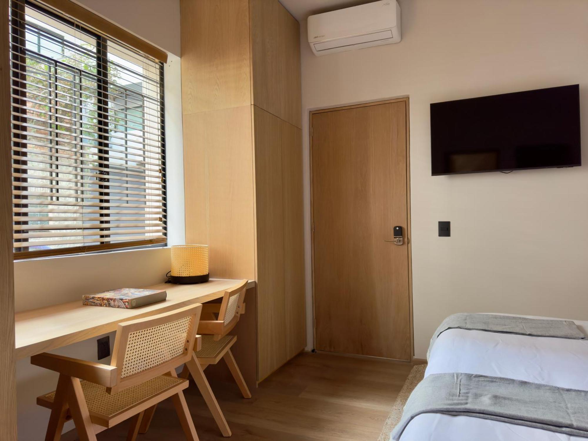 Apartment New Beautiful Loft - Ks Bed - Air Conditioner Roma Norte Mexico City